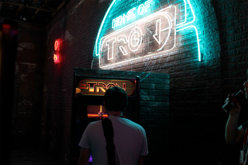 Illustration for article titled Take A Visual Tour Of Tron: Legacy's New 'Flynn's Arcade'